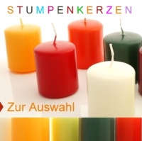 Unsere  Kerzen  |  Stumpenkerzen  |...