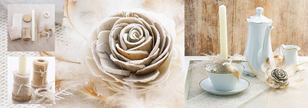 DIY Tischdeko für Familienfeste mit dezenter Naturdeko...