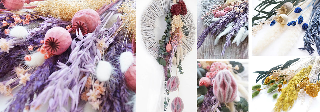 Trockenblumen kaufen Trockenblumenmix Trockenblumen Set...