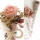 Spitzvase aus Rebe mit Kunststoffeinsatz für Hochzeitsdekoration an Kirchenbänken VE 1 Stück