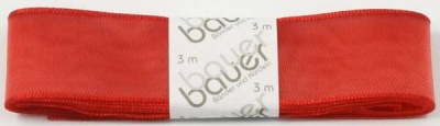 Band Organza Strängchen rot B 2,5 cm L 3 m  Nur 1,95 Euro