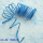 Papierdraht blau, Papierspirale L 1,80 m