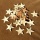 Birkensterne zum Streuen, Gr. 5 cm, Sterne aus Birke, geweißt VE 20 Stk. Adventsdeko