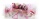 Spankörbchen für die Tischdekoration, mit trendiger Deko in rosa, pink, weiß, für Hochzeiten und Feste