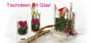 Tischideen mit Glas! Moderne Glasgefäße...