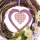 Herzen, Dekoherzen aus Holz zum Hängen mit Schlaufe und Holzperle, H 10 cm, für die Frühjahrsdekoration und Sommerdekoration