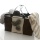 Schopper Tasche, Einkaufstasche im Alpenlook dekoriert mit Filzrosen und Filzdeko