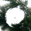 Große Weihnachtskugeln, Kunststoffkugeln nicht zerbrechlich! Gr. 10 cm in silber VE 1 Stück