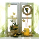 Fensterdeko für das Frühjahr, Kreative...