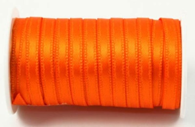 Satinband orange 5 m Spule B 3 mm