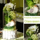 Glasvase, Glasgefäß VE 1 Stk. H 30 cm, B 15 für Dekorationen, Hochzeit und Feste, klare Qualität