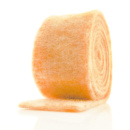 Filzband - Wollband zum Basteln und Dekorieren! L 2,50 m, B 7,5 cm  Farbe apricot hell