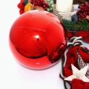 Gro&szlig;e Weihnachtskugeln, Kunststoffkugeln nicht zerbrechlich! Gr. 15 cm in rot VE 1 St&uuml;ck