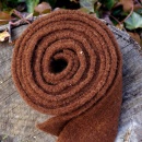 Filzband - Wollband 2 x 1 m NUR 2,95 Euro, B 7,5 cm, braun mocca zum Basteln und Dekorieren!