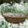 Pflanzkorb Weidenkorb natur rund 35 x H 9 cm mit Folie zum Pflanzen VE 1 Stück