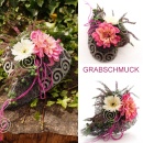 Erika künstlich Grabschmuck dauerhaft Gr. 25 cm, VE 1 Pick x 15 Stiele für Grabgesteck, rosa