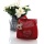 Filztasche Geschenktaschen aus Filz im Landhausstil, Alpenlook rot weiß Gr. B 22x H 15,5