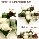 Adventskränze selber machen, ausgefallene...