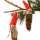Weihnachtsdeko Wichtel H 16 cm, Junge u. Mädchen zum Hängen für Tannenbaum und Fensterdeko VE 1 Paar