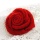 Filzrosen, Rose aus Filz in Glasvase dekoriert. Ein schönes Geschenk und eine tolle Deko für den Tisch