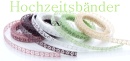 Band Hochzeit, Hochzeitsband creme, B 1,5 cm L 3 m im...