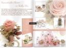 Tischdeko selber machen für Hochzeit und Feste im Landhausstil vintage & shabby chic. Blumendeko in Holz-Schubladen weiß rosa