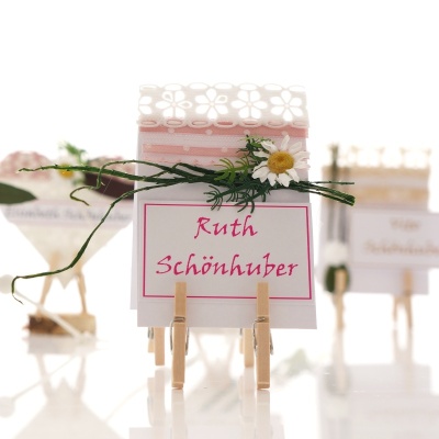 Tischkarten Hochzeit selber machen! Tischkarten basteln im Diy Trend - für Familienfeste. Im Landhausstil und shabby chic