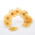 Girlande aus Sisalblumen, L 2 m, Margariten Blüten aus Sisal, 7,5 cm, gelb VE 1 Girlande