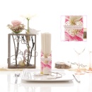 Seidenblumen, Blumen künstlich, Dill in rosa für Tischdeko & Vasen L 49 cm Blüte ca. 11 cm