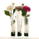 Seidenblumen für Tischdeko im Sommer in Glasvasen....