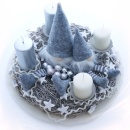 Streusterne Weihnachten, Sterne aus Holz D 3,5 cm, VE 30 St zum Streuen und Basteln, weiß