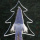Tannenbaum als Stecker L 110 cm, Türschmuck Weihnachten,  L110cm B9cm H27cm, weiß