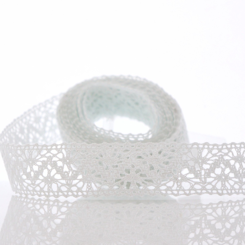 Grünes Spitzenband 2,5cm X 28m - Elastisches Vintage-Band Für Bastelprojekte