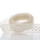 Band Hochzeit,Spitzenband creme, B 2,5 cm L 3 m im...