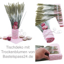 Strohblumenköpfe Trockenblumen Helichrysum natur rosa/pink VE 30 g, zum Basteln im Landhausstil