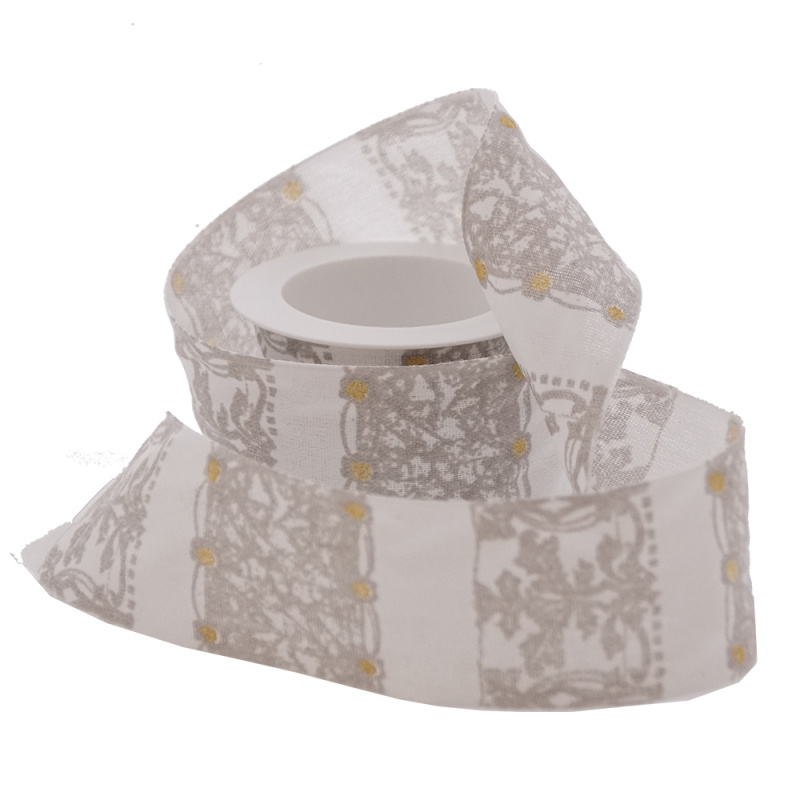 Organza Band Mit Schneeflocken 6,3cm - 20m Silbernes Glitzerband Für Weihnachtsdeko