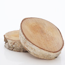 Birkenscheiben Holzscheiben große Baumscheiben, Astscheiben aus Birke Gr ca. 15 - 18 cm VE 1 Stk für Tischdeko