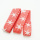 Band Weihnachten Karo mit Sterne im Landhausstil, B 25 mm, 1 Strängchen a 2 m, rot weiß