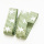 Band Weihnachten Karo mit Sterne im Landhausstil, B 25 mm, 1 Strängchen a 2 m, grün weiß