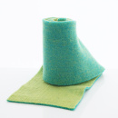 Filzband - Wollband, L 1 m, B 15 cm, zweifarbig, Petrol -...