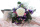 Anemonen Strauß, Seidenblumen blau-lila, VE 1 Bund 3 Stiele, 9 BlütenL 32cm,
