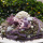 DIY Grabgesteck | Kranz dekoriert in rosa weiß mit Filzrose und Erika