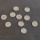Glitzer Steine | Acryl klar D 2 cm VE 10 Stk | zum Streuen für Tischdeko