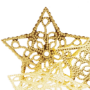 Sterne Ornament | Metall in gold VE 8Stk Gr 3,5 cm