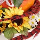 DIY Herbstdeko | Herbstschale | Herbstkorb mit Blumen | Kürbis | Naturfloristik