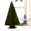 Moostannenbaum H 40 cm f&uuml;r die Fensterdekoration Advent Weihnachten, Landhaus Basteln mit Naturfloristik