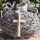 Pflanzkugel | Pflanzgefäß für Grab geweißt Gr. 15x13cm