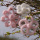 Wollschnur MIT DRAHT, Wolldraht mit Jutekern, L 3 m Stärke 5 mm, echte Schurwolle rosa