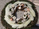 Osterkranz Rebenkranz D 24cm,  mit Eier und Deko fertig dekoriert kaufen