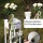 Deko Ständer für Hochzeit und Feste. Rebe natur braun H 90 cm, mit Plastikeinsatz für Frischblumen